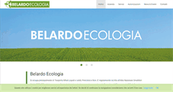 Desktop Screenshot of belardoecologia.it