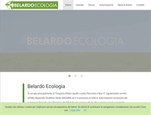 Tablet Screenshot of belardoecologia.it
